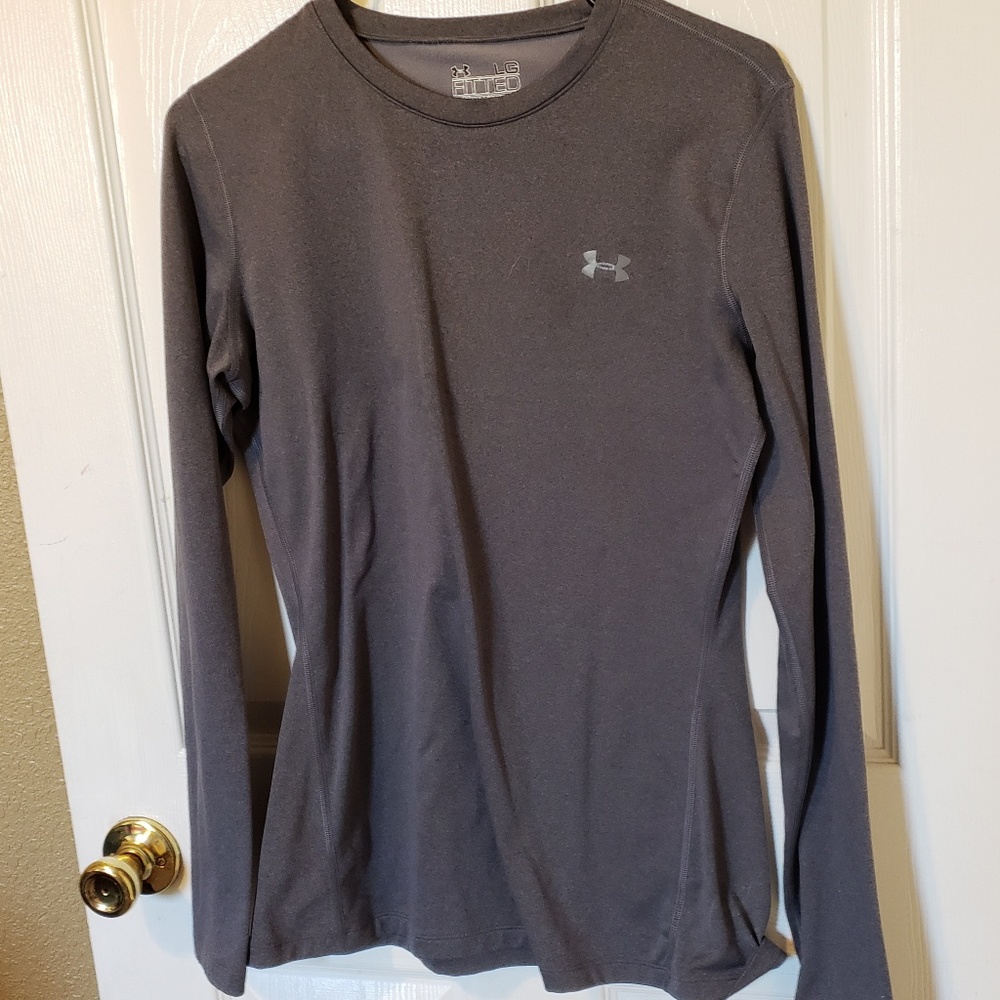 Grey Under Amrour long sleeve cold gear shirt